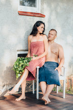 Spa Wrap for Men - Cotton Terry
