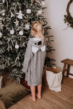 Lange mouwen Poncho Koala voor kinderen (maat 122-150)