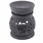 Kleine speksteen Oliebrander 8cm – Om