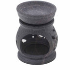 Kleine speksteen Oliebrander 8cm