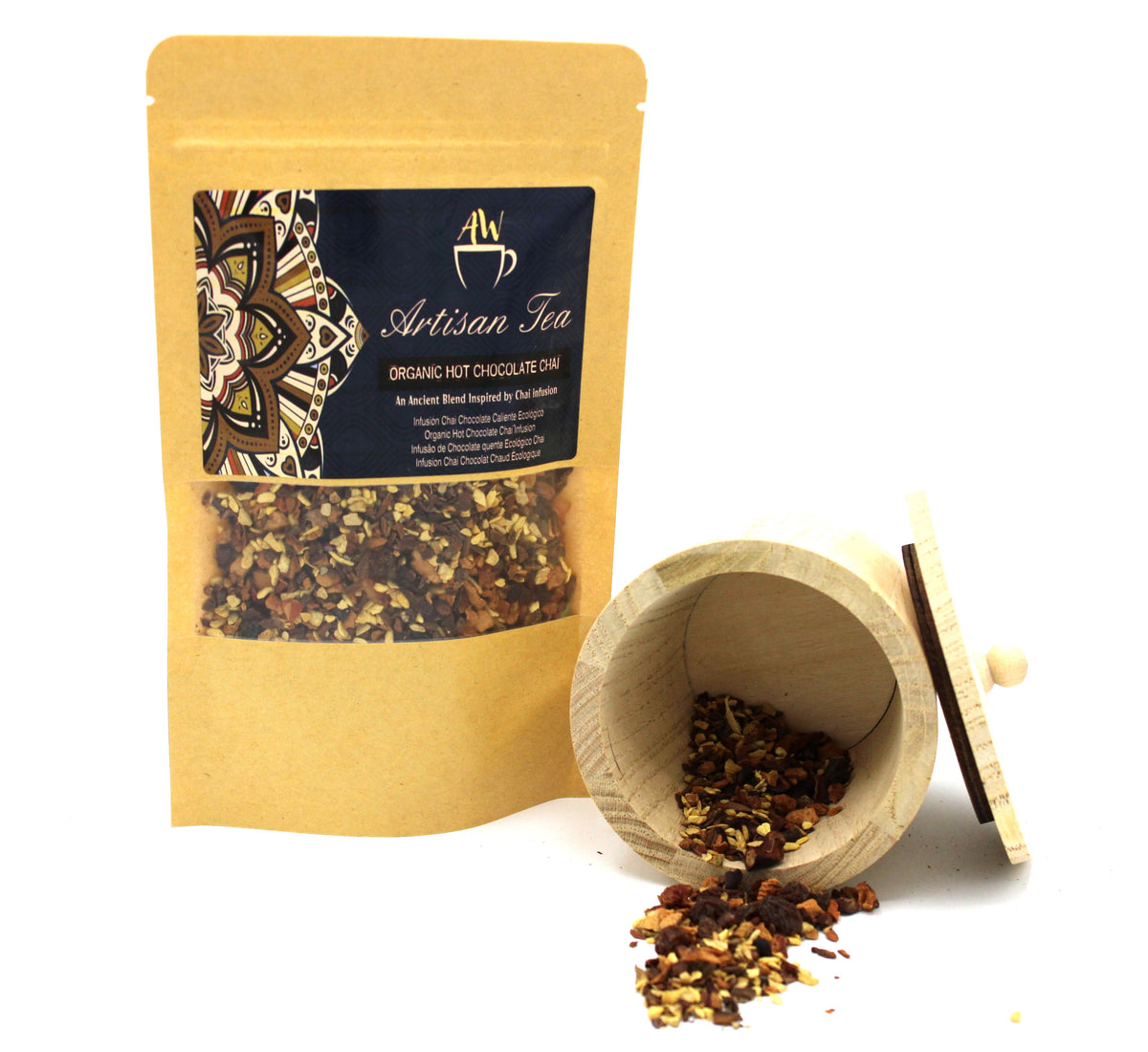 50 g Biologische warme chocolademelk chai