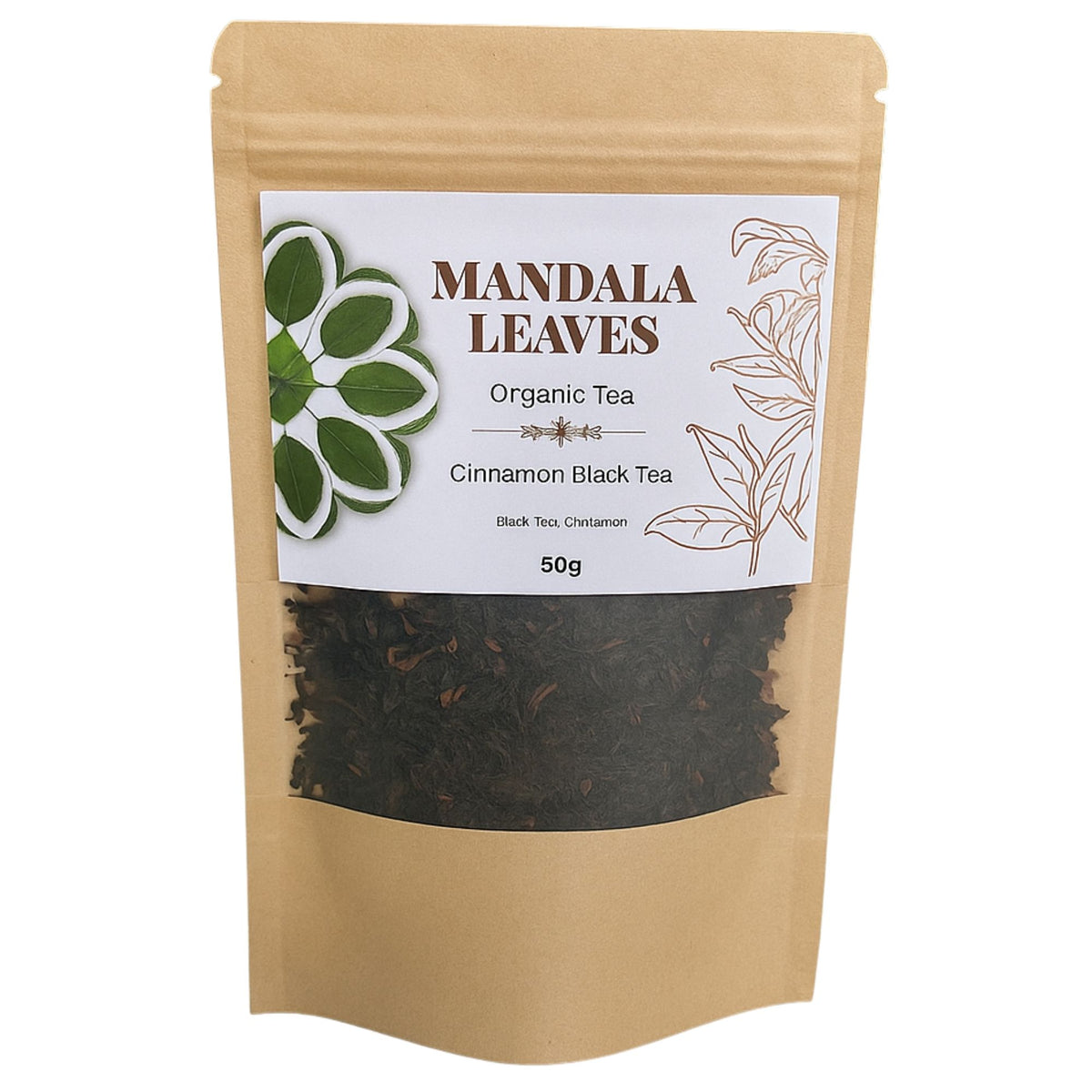 Biologische kaneel zwarte thee - 50 g