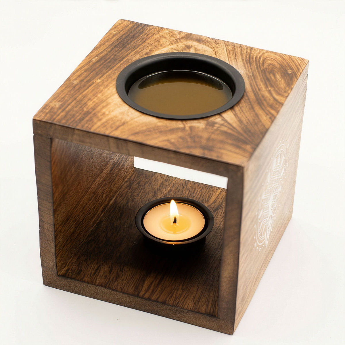 Grote Vierkante mangohout Oliebrander – Moon Goddess