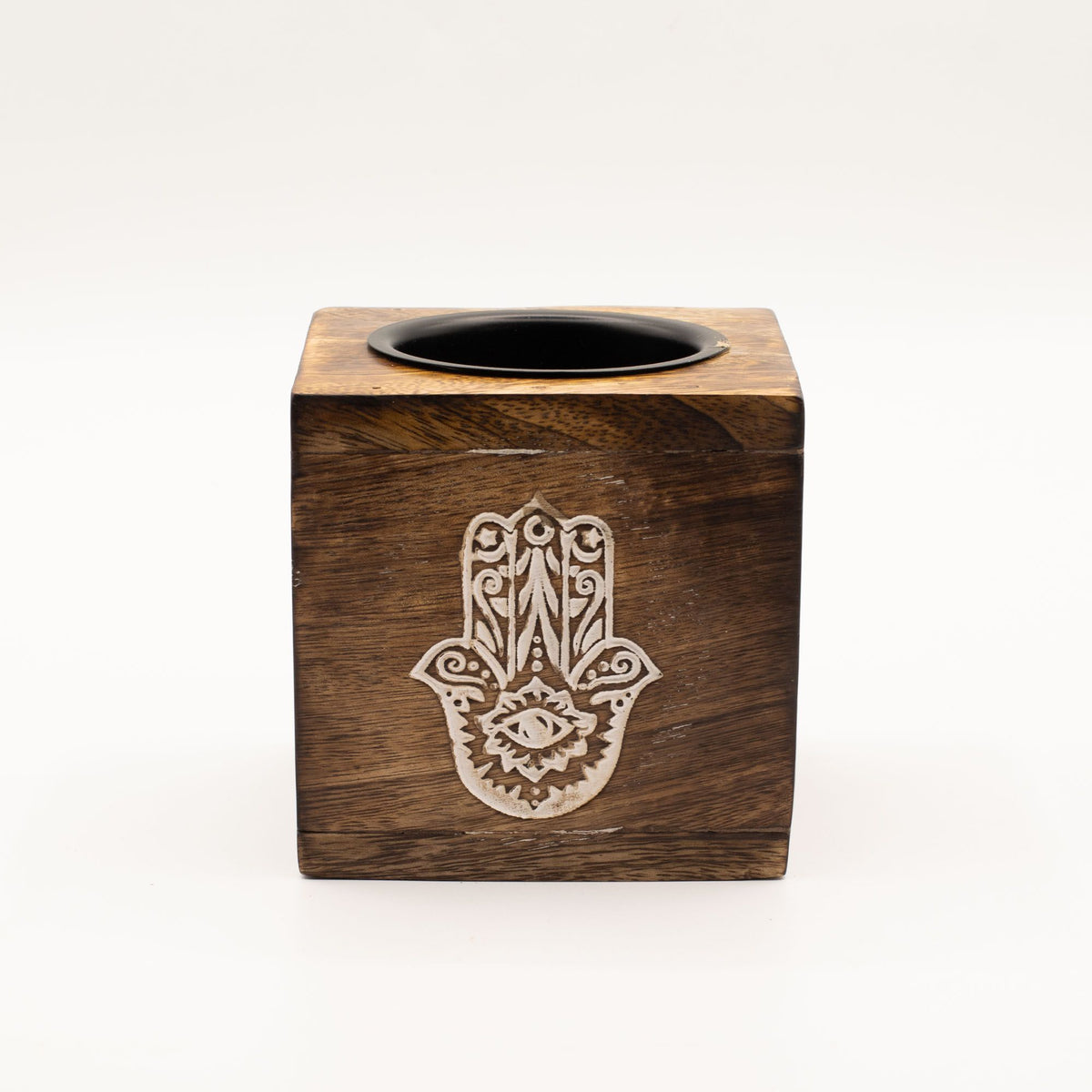 Vierkante mangohout Oliebrander – Hamsa