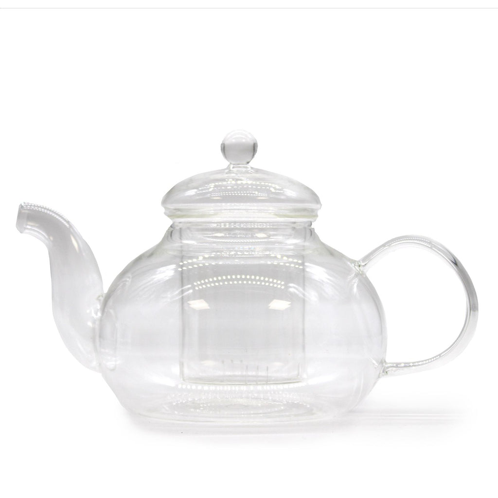 Glazen theepot met infuser – Ronde Pearl – 800 ml