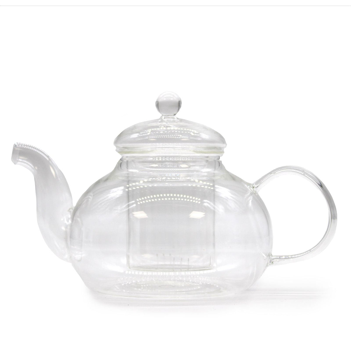 Glazen theepot met infuser – Ronde Pearl – 800 ml