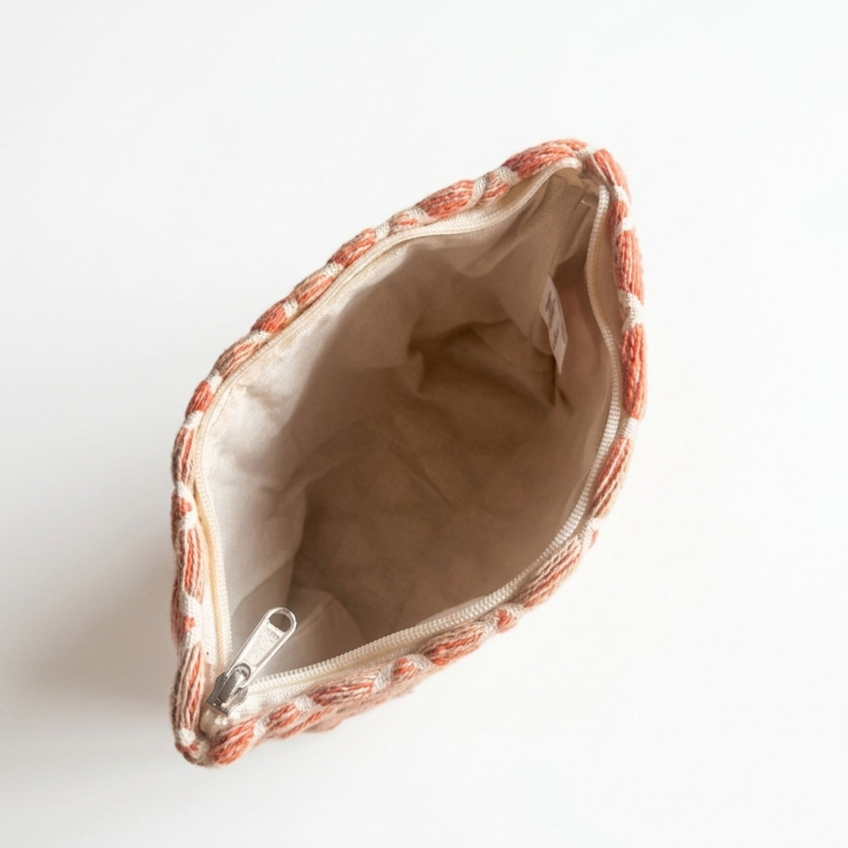 Nomad Sari Indian Jacquard Toilettas  - Rose Lattice
