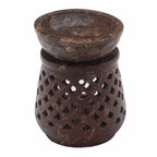 Kleine speksteen Oliebrander 8cm – klassiek