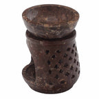 Kleine speksteen Oliebrander 8cm – klassiek