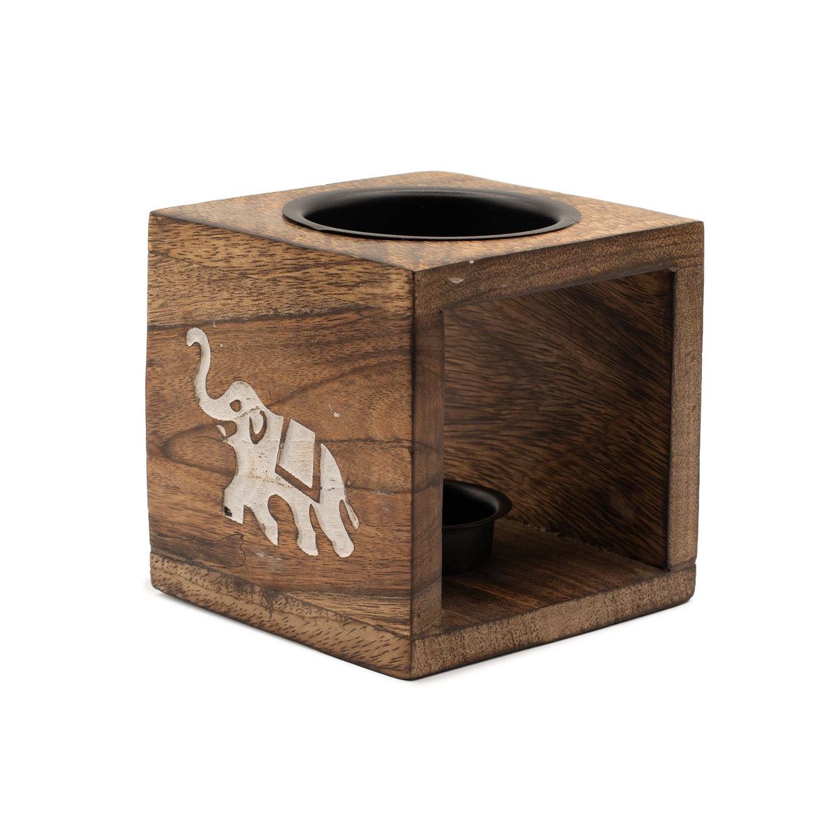 Vierkante mangohout Oliebrander – olifant