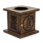 Grote Mango Box Brander – Boeddha