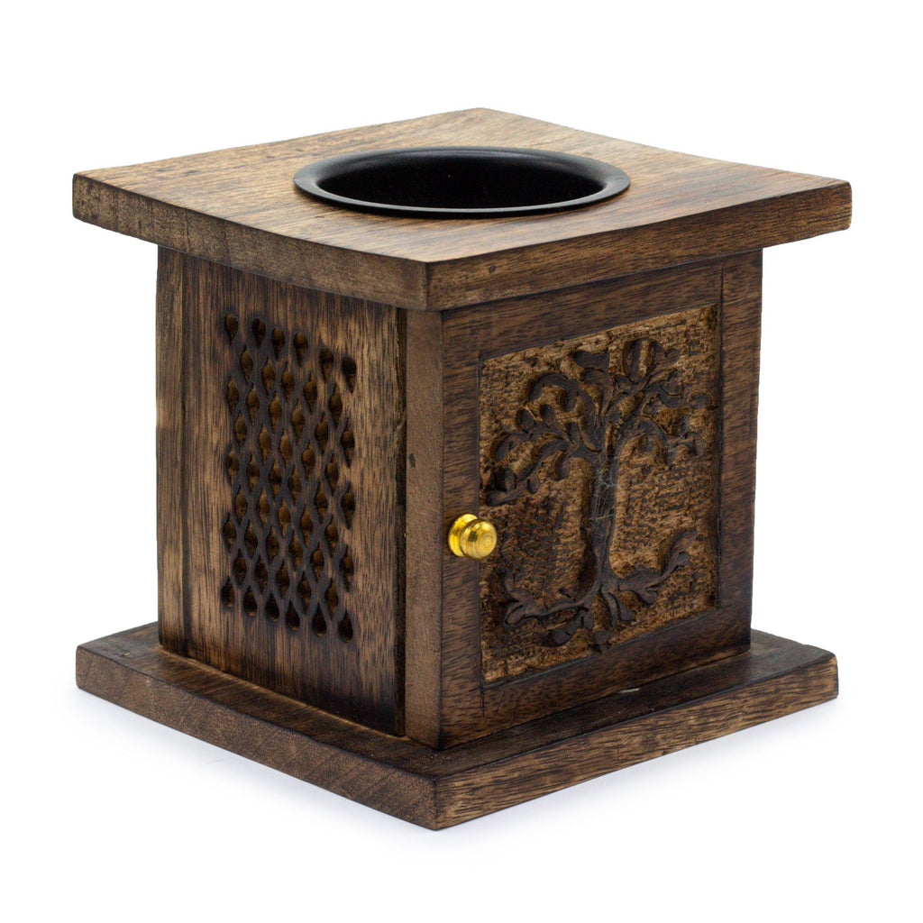 Grote Mango Box Brander – Tree of life