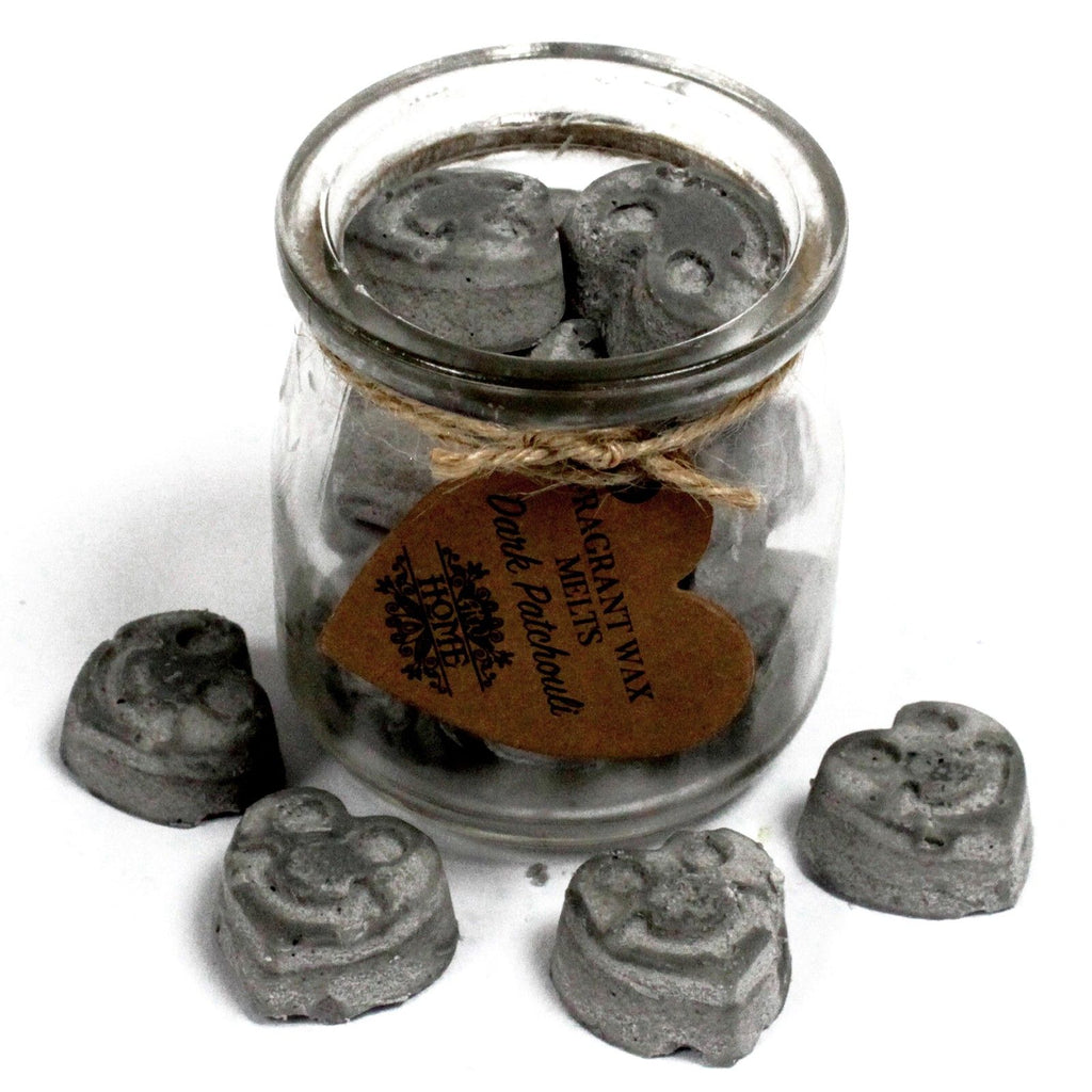 Sojawaxmelts donkere patchouli – 16 stuks