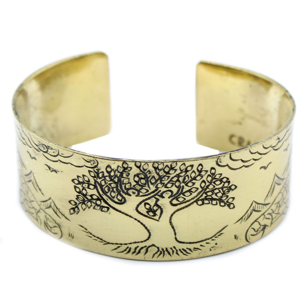 Messing Tibetaanse mantra-armband Tree of Life