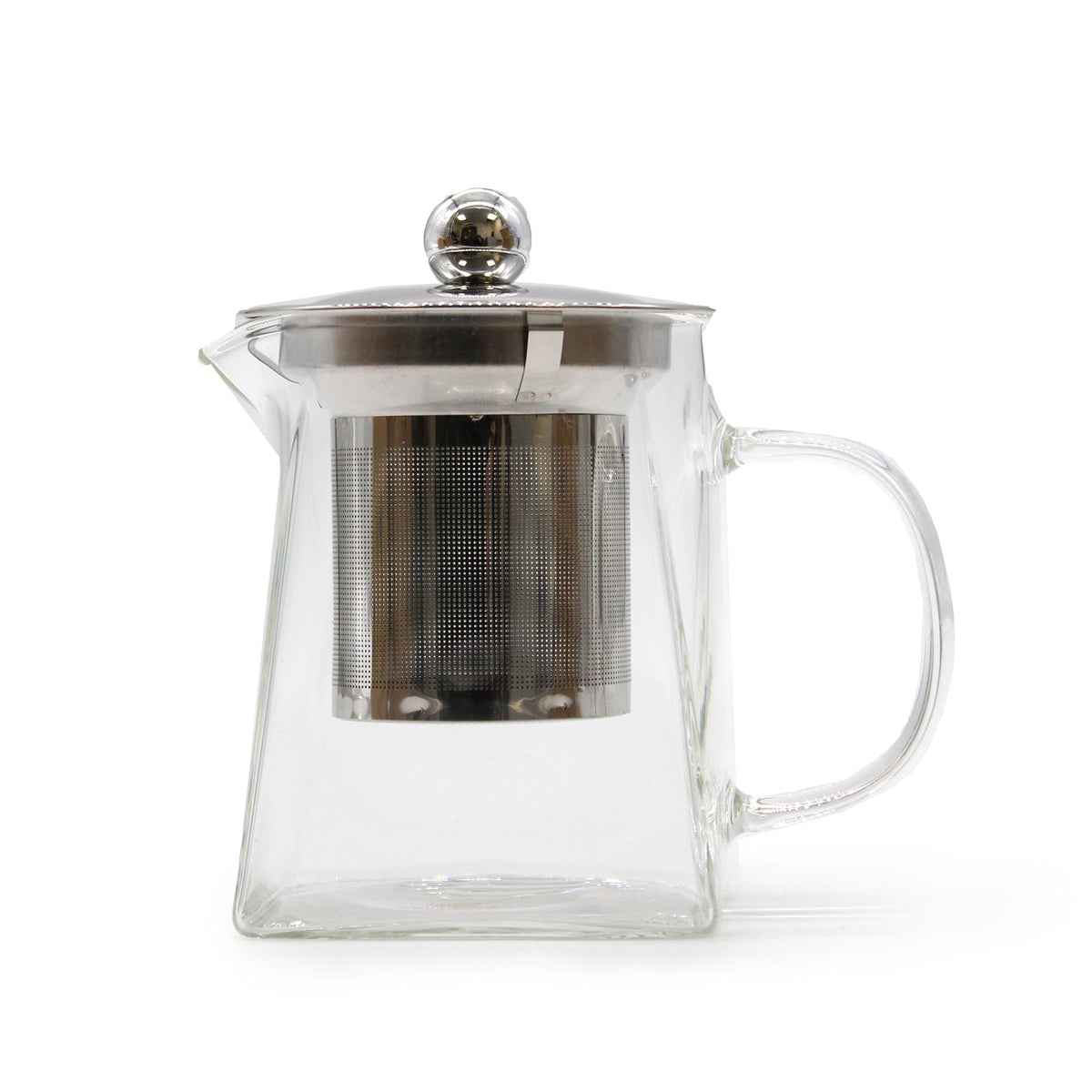 Glazen theepot met infuser – Tower-vorm – 350 ml