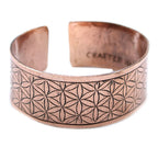 Koperen Tibetaanse armband Flower of Life