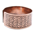 Koperen Tibetaanse armband Flower of Life