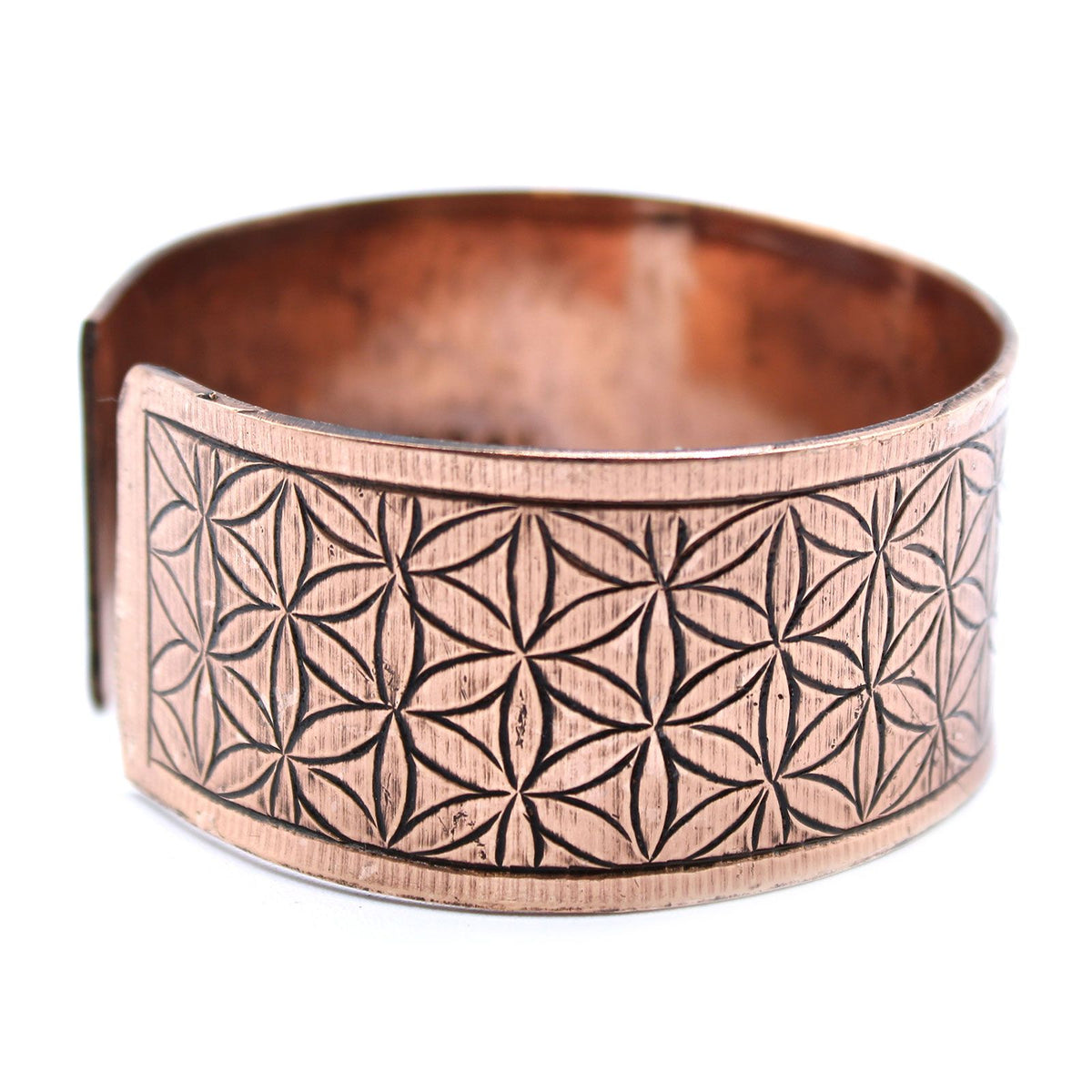 Koperen Tibetaanse armband Flower of Life