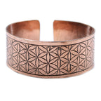 Koperen Tibetaanse armband Flower of Life
