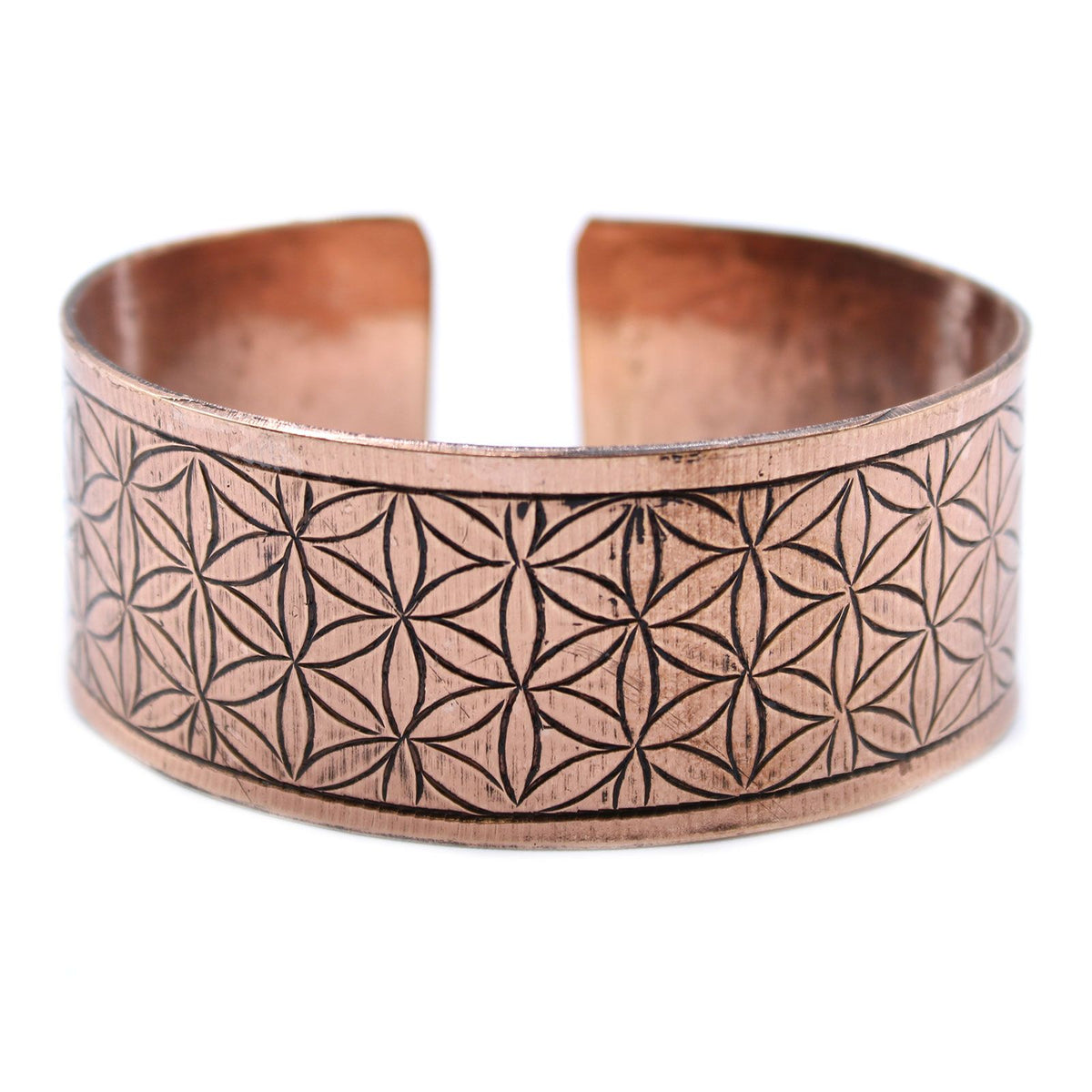 Koperen Tibetaanse armband Flower of Life