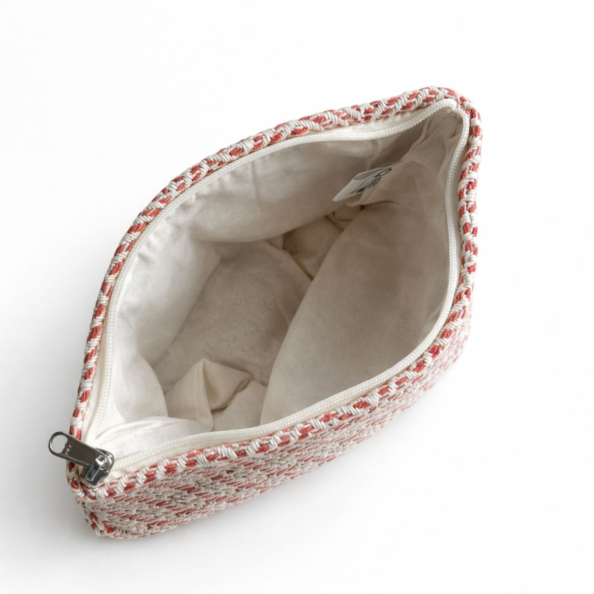 Nomad Sari Indian Jacquard Toilettas - Coral Maze