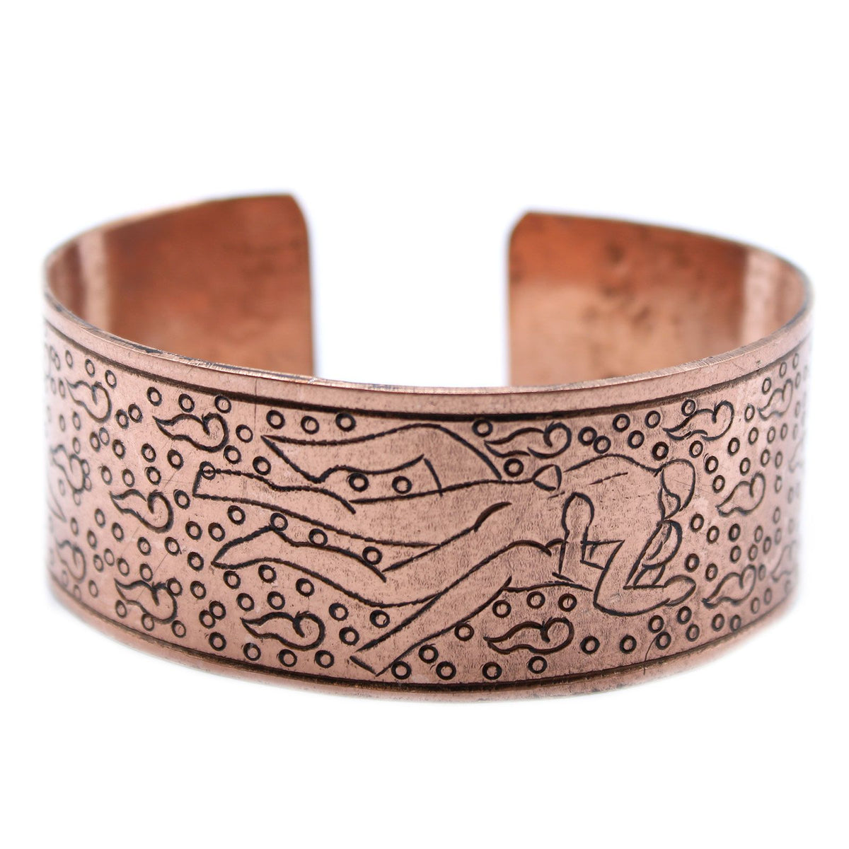 Koperen Tibetaanse armband Kamasutra