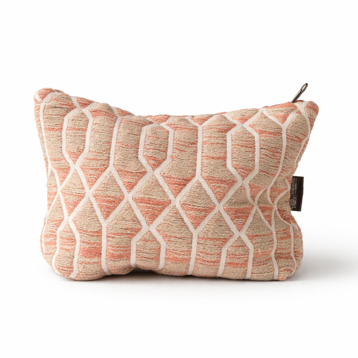 Nomad Sari Indian Jacquard Toilettas  - Rose Lattice
