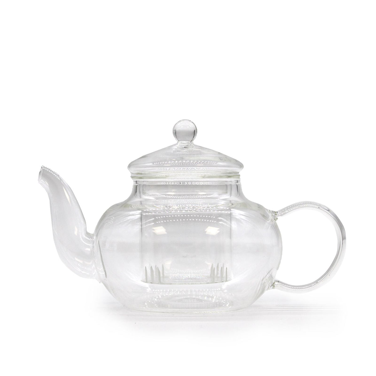Glazen theepot met infuser – Ronde Pearl – 400 ml