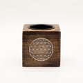 Vierkante mangohout Oliebrander – Flower of Life