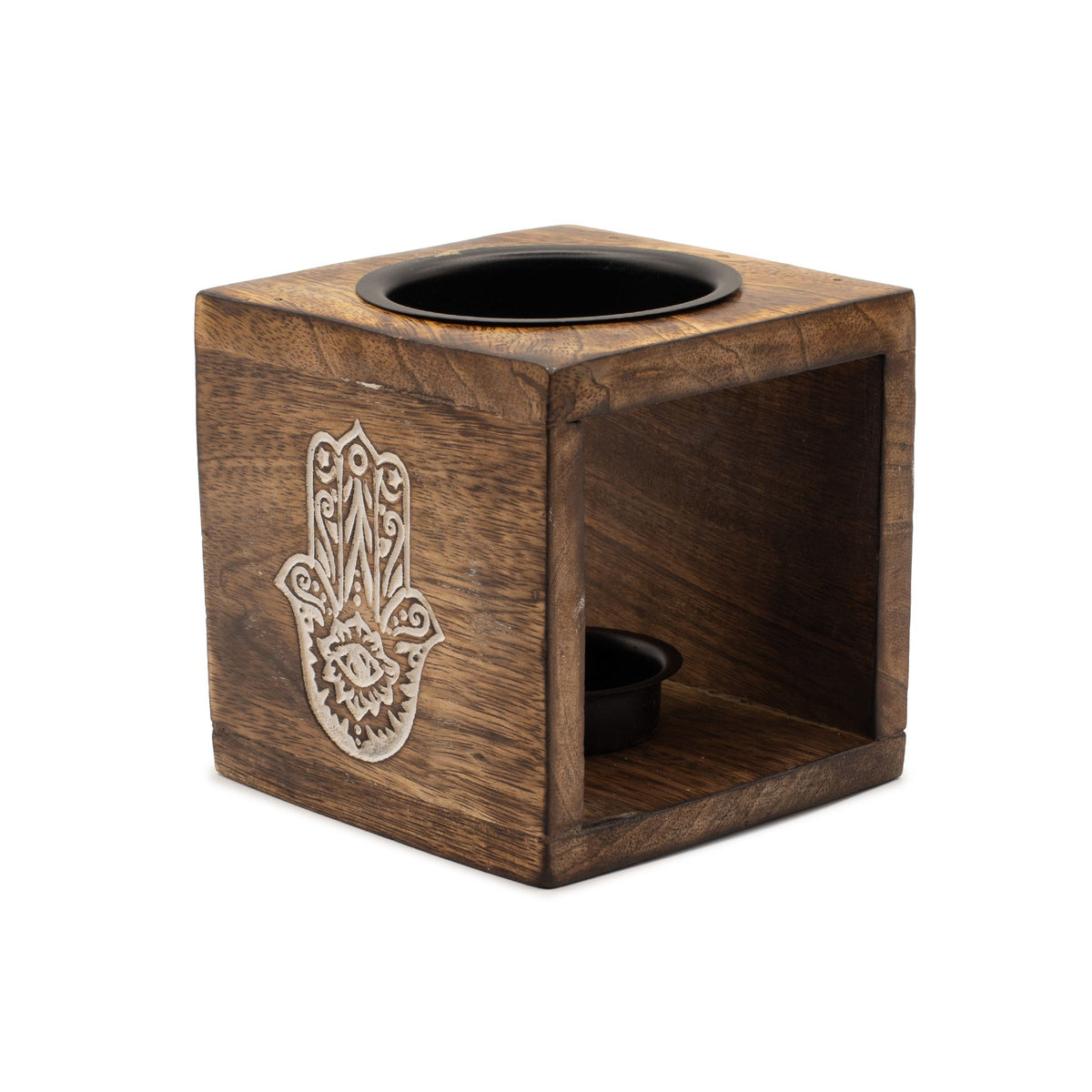 Vierkante mangohout Oliebrander – Hamsa