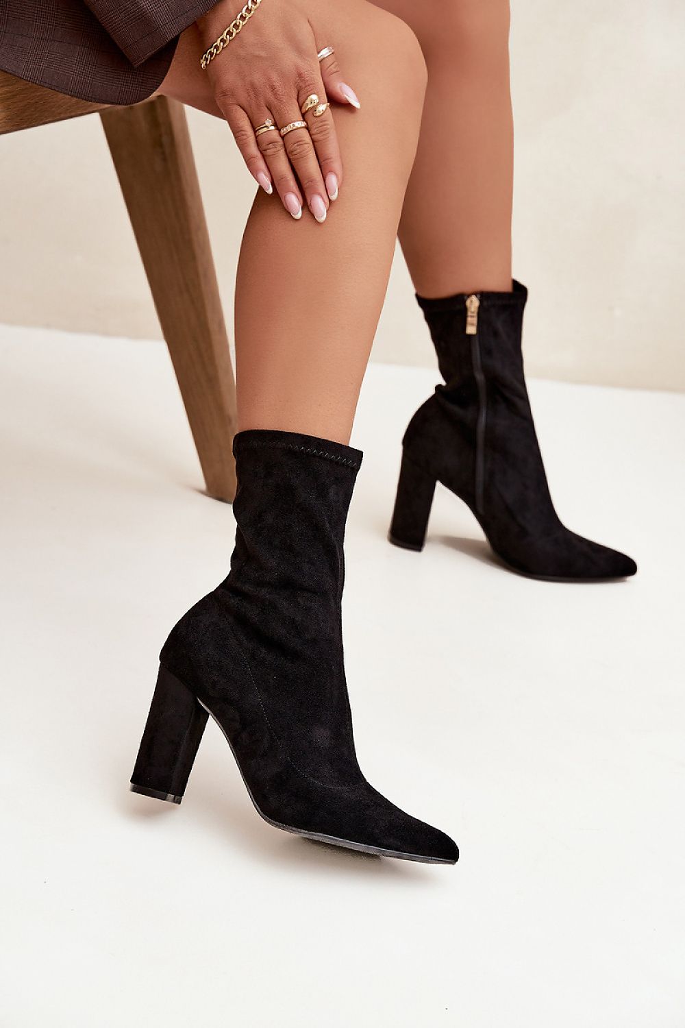 Laarsjes met hoge hak model 217736 Step in style 