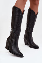 Laarzen met hoge hakken model 220714 Step in style 