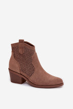 Laarsjes met hoge hak model 224429 Step in style 