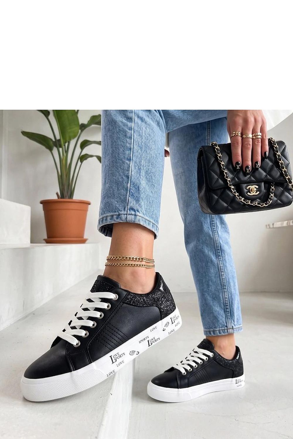  Sportchoenen op een platform model 228199 Solea 