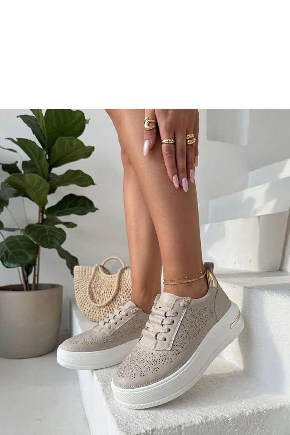  Sportchoenen op een platform model 228210 Solea 