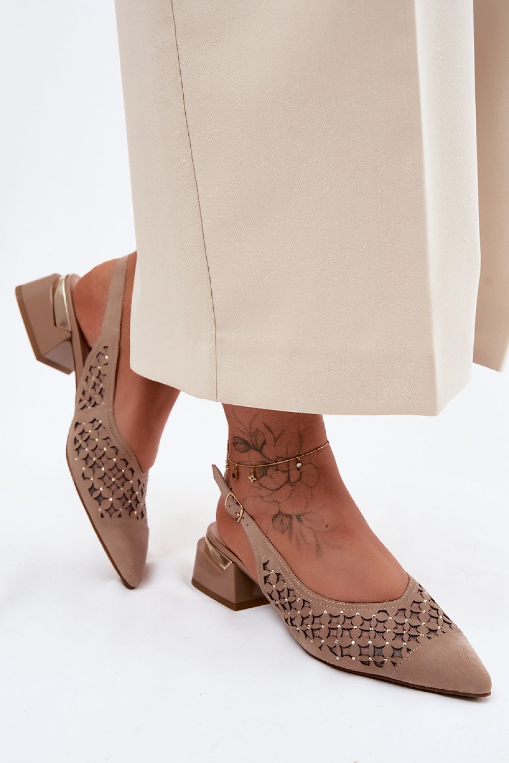 sandalen op hak model 229717 Step in style 
