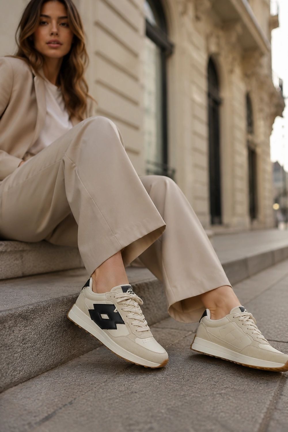 Sportchoenen op een platform model 230614 Step in style 