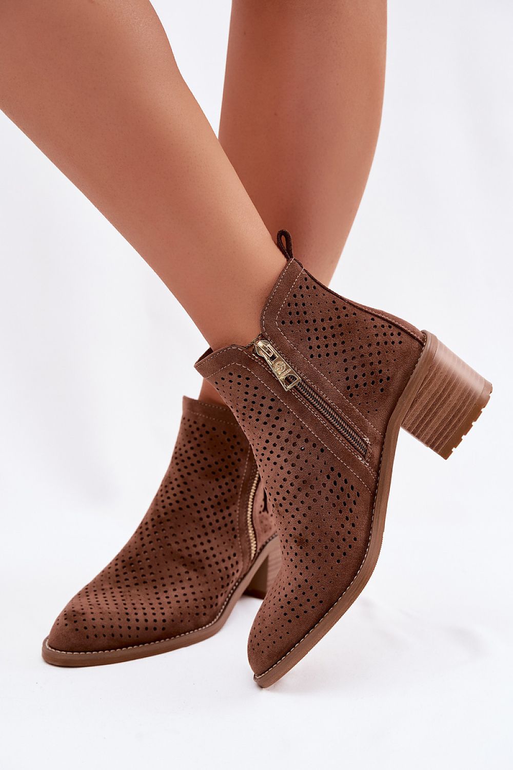Laarsjes met hoge hak model 230941 Step in style 
