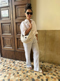 Hobo Bag Heart - White