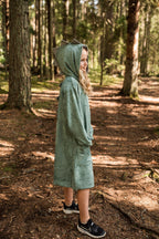 Lange mouwen Poncho Dinosaurus voor kinderen (maat 122-150)