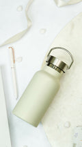Water Bottle / Thermos – Beige 350ml Stainless Steel