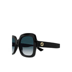 Gucci dameszonnebril zwart maat 54