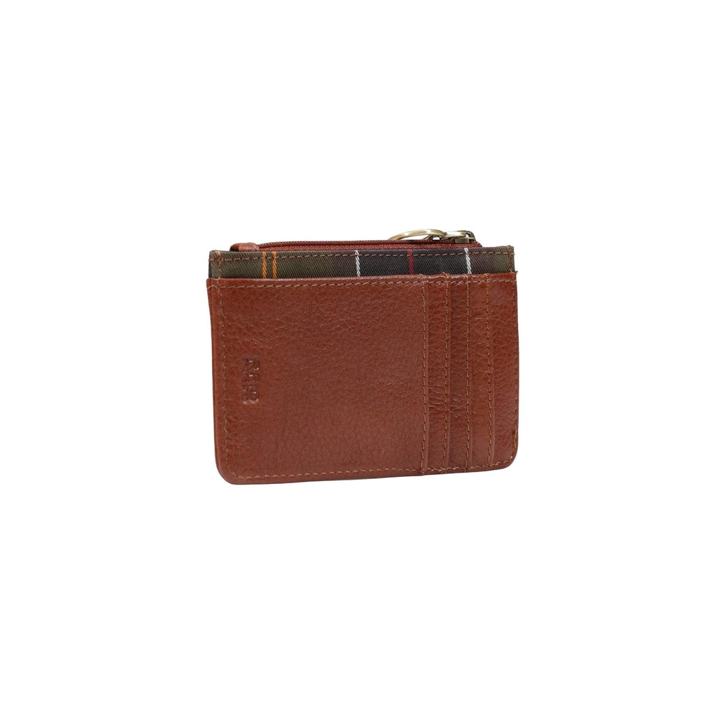 Barbour portemonnee bruin met knopen • zakken: binnenzak