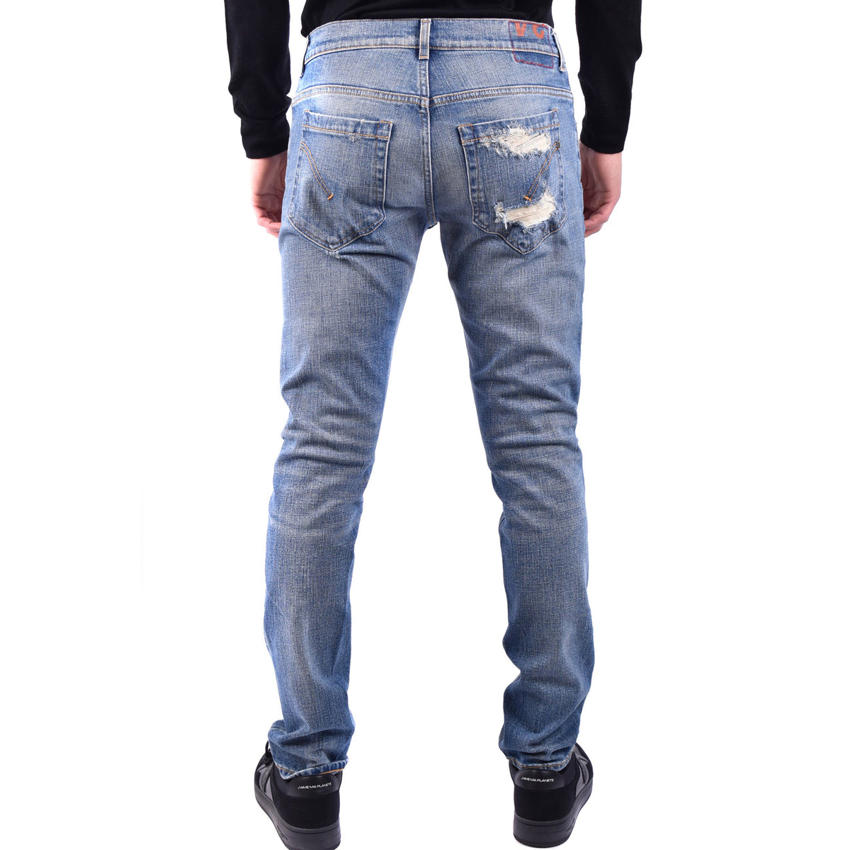 Dondup herenjeans lichtblauw -gesleten effect -gescheurd effect