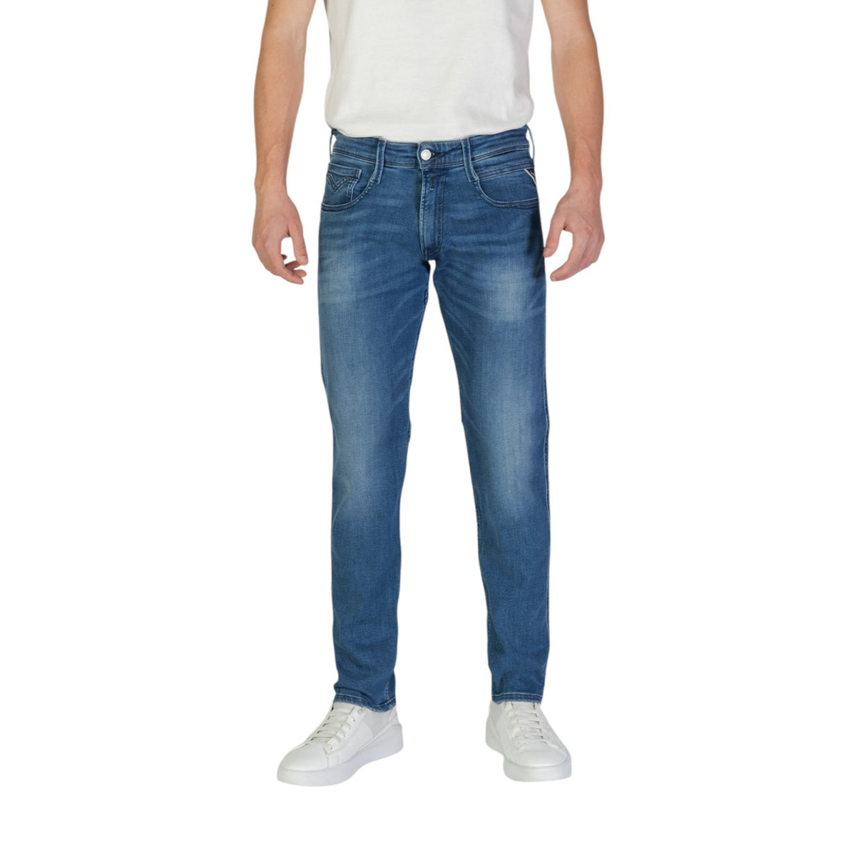 Replay herenjeans blauw 94% Katoen 2% Elastaan 4% Elastomultiester