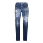 Dsquared2 herenjeans blauw knopen