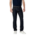 Armani Exchange herenjeans blauw uni