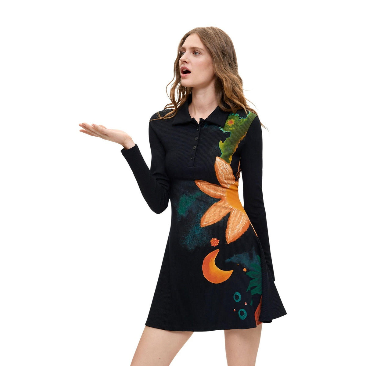 Desigual damesjurk zwart - productfoto 2