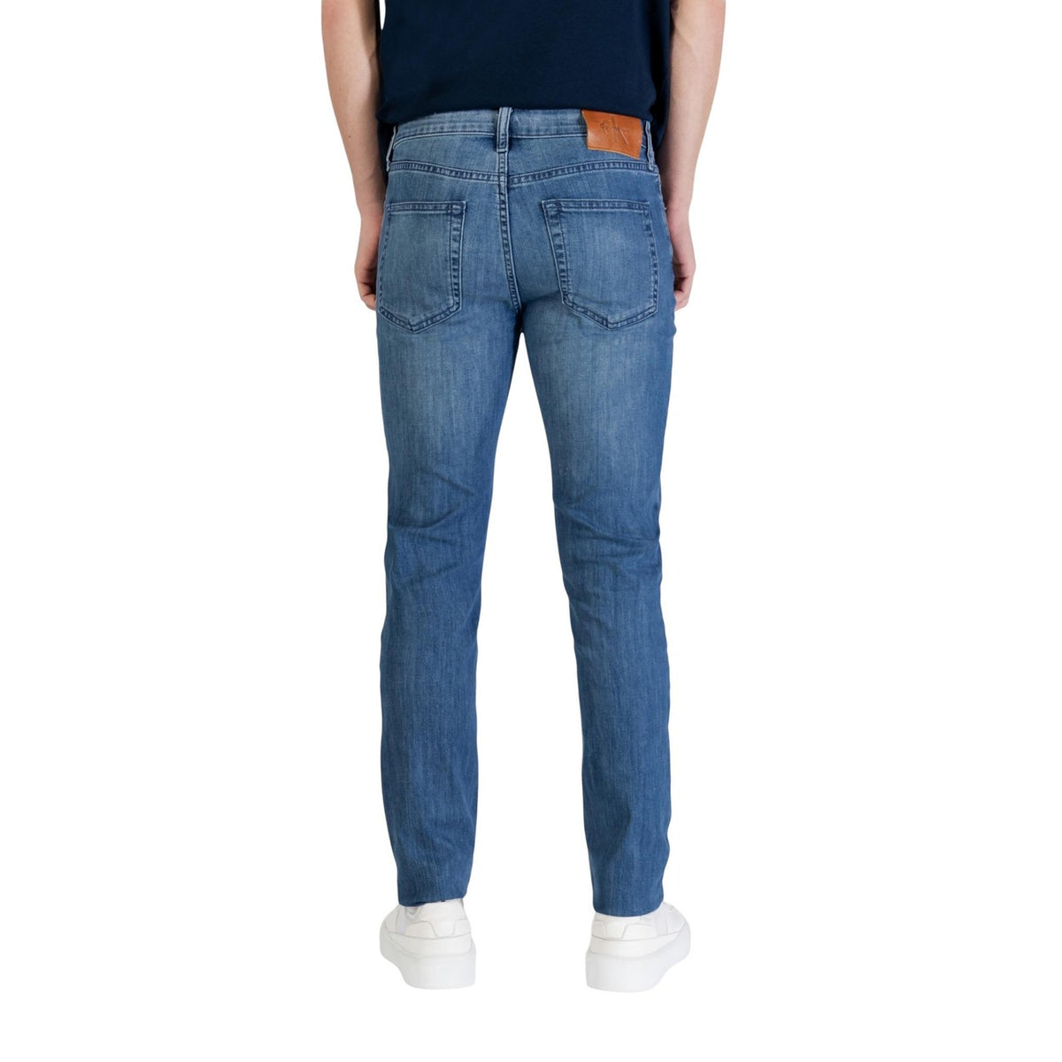 Calvin Klein Jeans herenjeans blauw spijkerstof