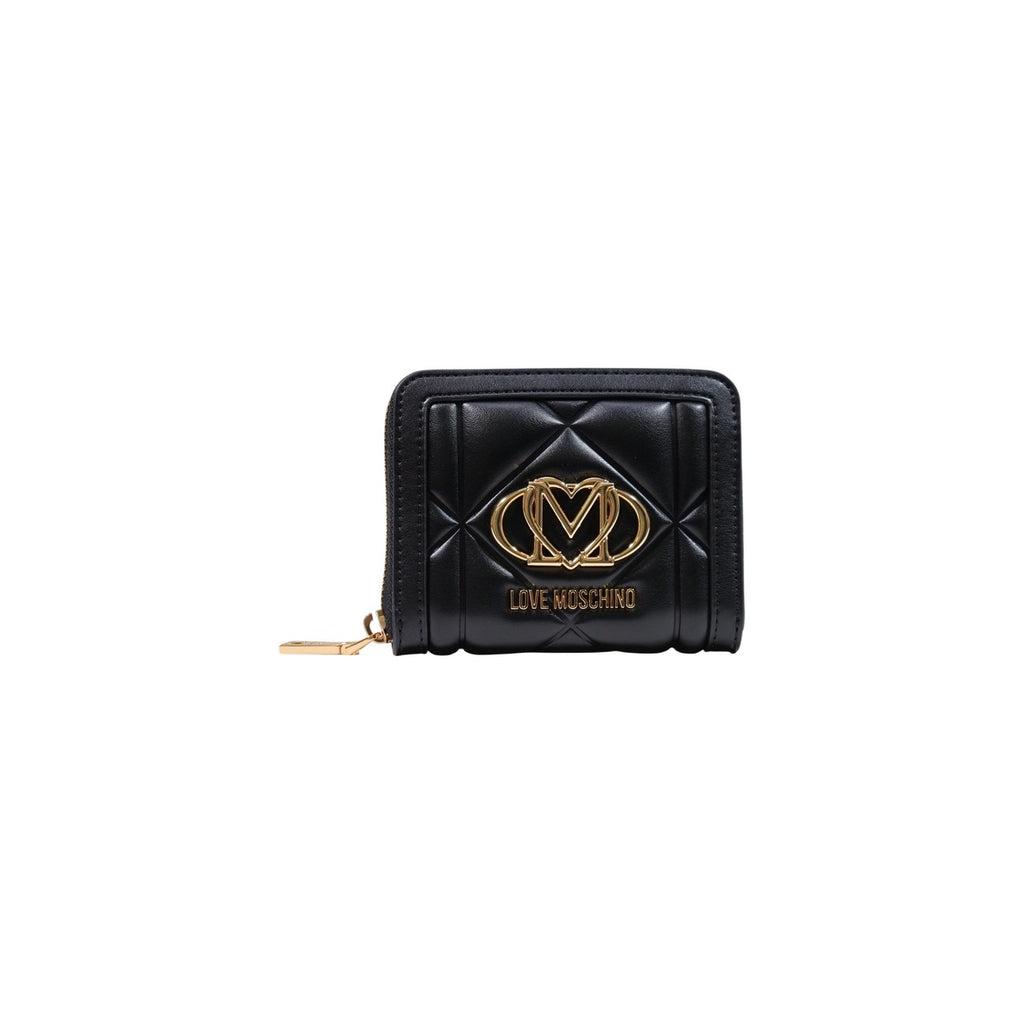 Love Moschino portemonnee zwart • size (cm): w13 x h9 x l3 (cm) • andere details: -binnenvakken